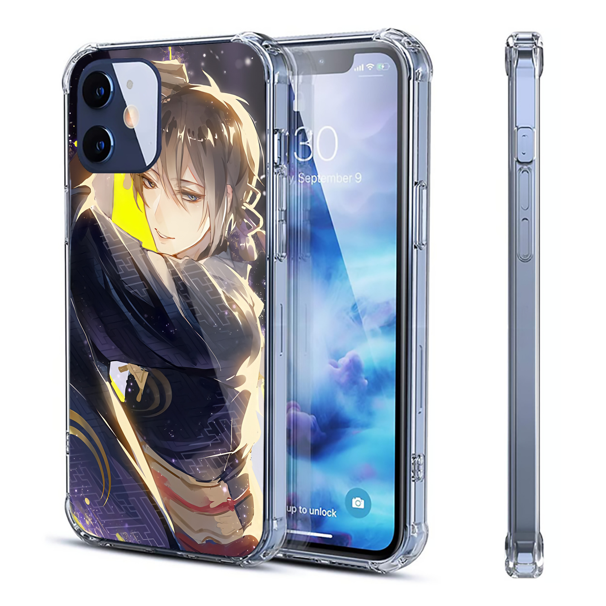 （画像用） 刀剣乱舞 Touken Ranbu 【iPhone 12シリーズ対応】透明スマホケース（クリアソフトケース）